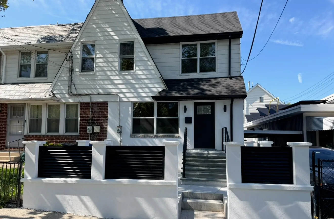 A house handed back finished, inside and out.
